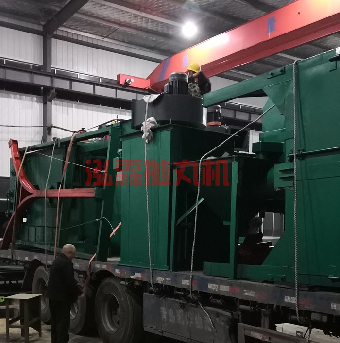 Q378双吊钩抛丸机发货现场 Q378双吊钩抛丸机发货现场