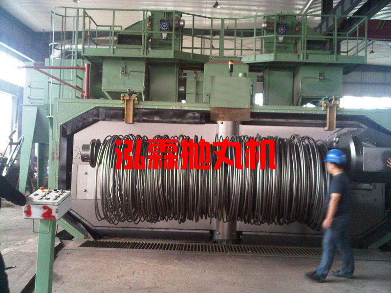 批量线材抛丸除锈机 批量线材抛丸除锈机